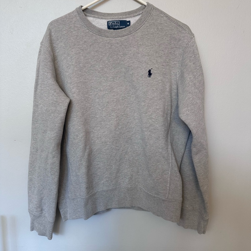 Polo by Ralph Lauren Light Gray Crewneck Sweater